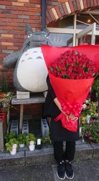 赤バラの花束！！｜「うさみ花店」　（静岡県静岡市清水区の花キューピット加盟店 花屋）のブログ
